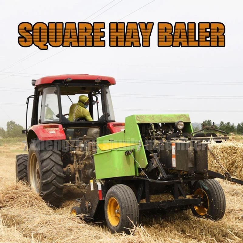 Automatic Alfalfa Hay Baler Machine Silage Baling Machine Mini Square Baler