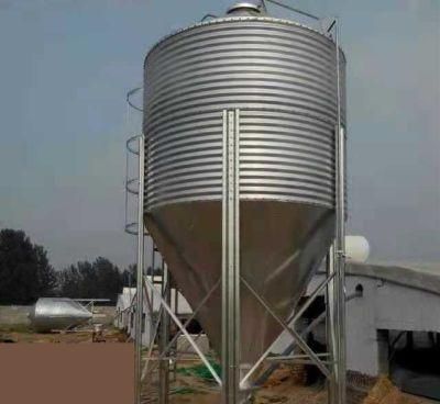 Livestock Pig Farm Equipment Galvanized Steel Sheet Silo for Sale