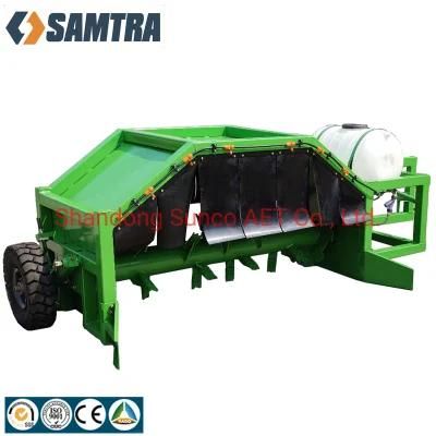 Poultry Chicken Waste Compost Turner Machine Tractor Trailed Composter