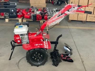 Mini Rotary Tiller/Power Tiller/Small Agricultural Land Machine/9 HP Cultivator