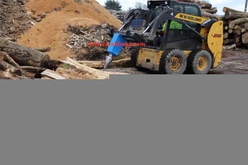 Excavator Accessories Cutting Machine Hydraulic Cone Log Splitter