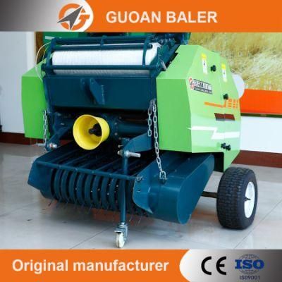 Baler Supplier Mini Grass Baler Farm Baler Machine Small Hay Baler 850 870 Net Baling Machine Round Straw Hay Baler