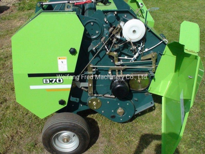 Outdoor Farm Machinery Mrb0870 High Quality Mini Round Hay Baler