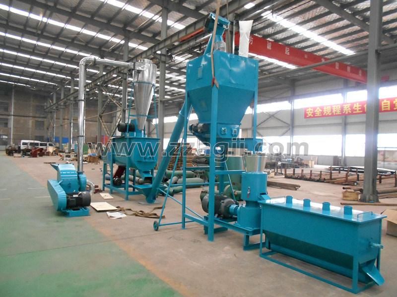 100-500kg Farm Use Small Animal Poultry Feed Pellet Plant for Sale