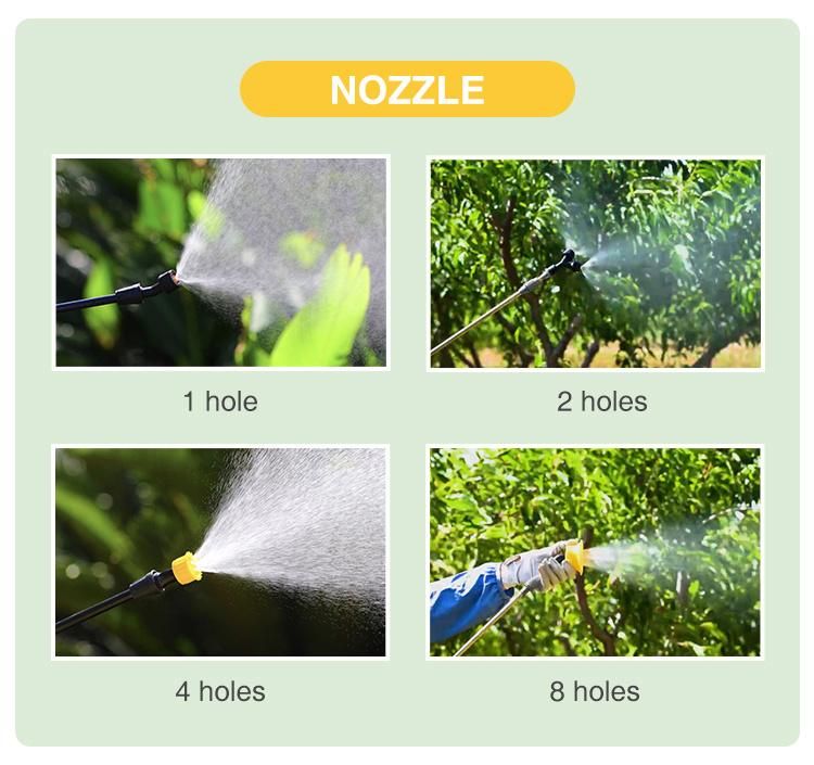 Plastic 20L Garden Knapsack Electric Pump Sprayer with Brass Nozzle to Water Tree Flower Plant