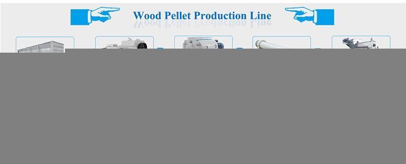 Wood Wastes Sawdusts Wood Pellet Making Line New Energy
