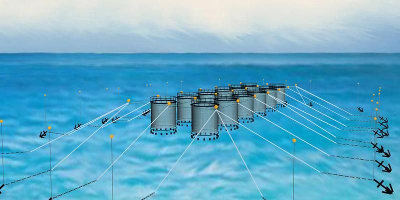 Round Ocean Cage Culture System Fish Sea Cage