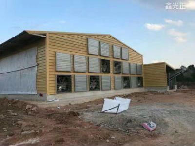 Galvanized Steel Structure Sandwich Chicken House