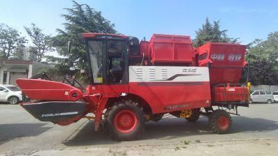 China Wheeled Type Rice Combine Harvester