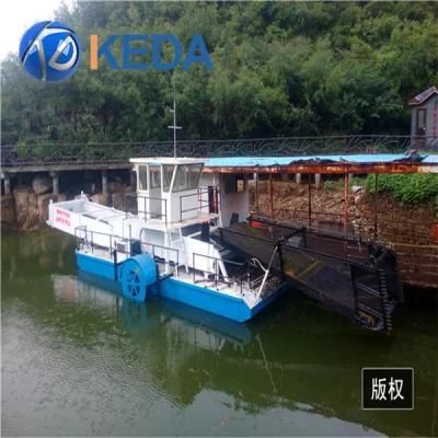 Full Automatic Weed Cutting Ship/Water Hyacinth Harvestging Machine/Aquatic Weed Harvester