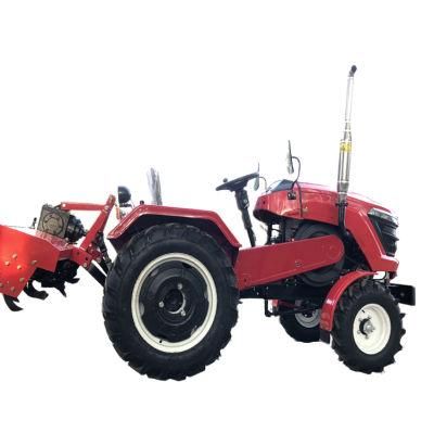 Agricultural Garden Farming Tractor Low Price Sale 40HP with Front End Loader and Tiller