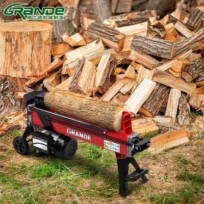 Electric Hydraulic Portable Household Wood Splitting Machine Wood Cutter