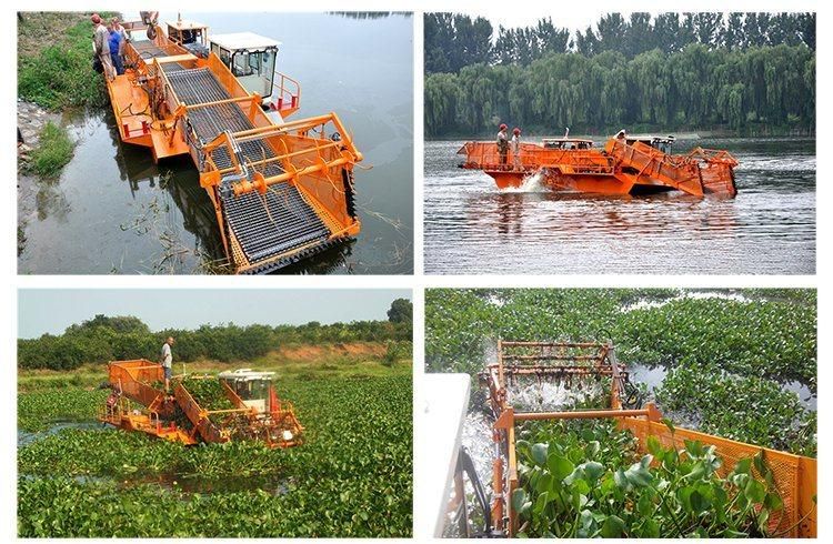 Water Hyacinth Removal Aquatic Plant Floating Garbage Harvester