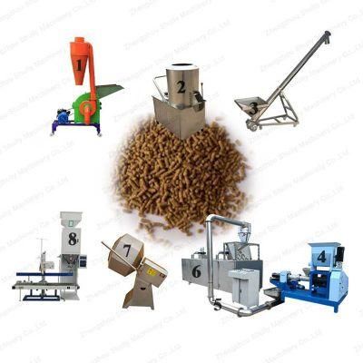 Floating Fish Food Feed Pellet Making Machine Pet Poultry Feed Production Machine