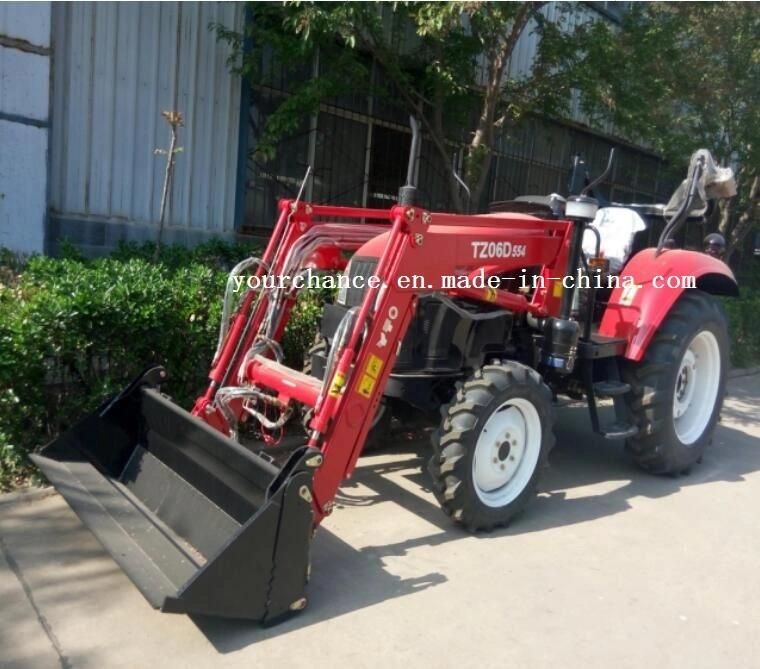 Russia Hot Sale Tz06D 45-65HP Wheel Farm Tractor Mounted Front End Loader with Standard Bucket