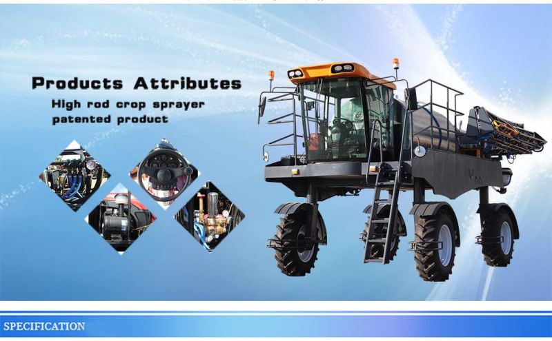 Agricultural Tractor Self Propelled Farm Pump Corn Farmland Power Garden Pesticide Agriculture Field Spraying Machine