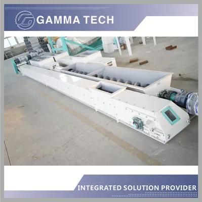 Wood Sawdust Screw Conveyor with Adjustable Speed