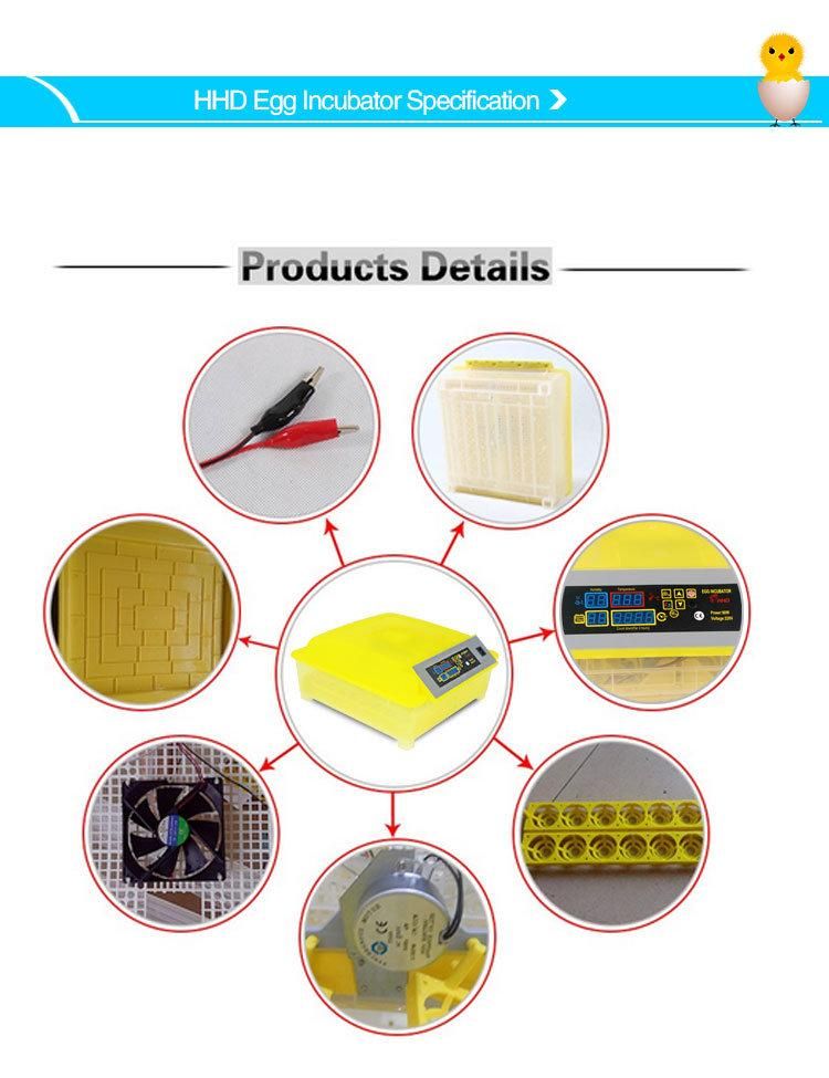 Hhd Automatic Chicken / Duck / Quail Egg Incubator