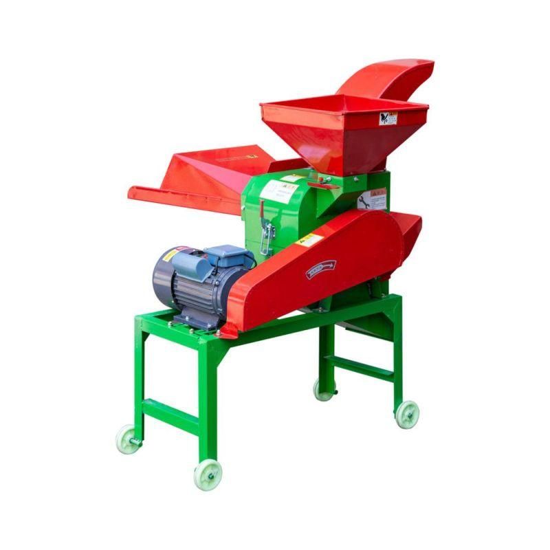 Straw Silage Machine Feed Processing Machines Paddy Straw Cutting Grass Chopper Animal Feed Chaff Cutter Crusher Machine