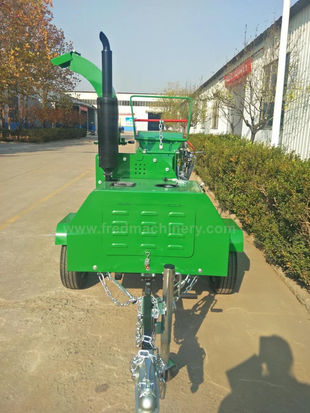 High Efficiency 22HP Diesel Engine Crusher Dh-22 Wood Chipping Machine