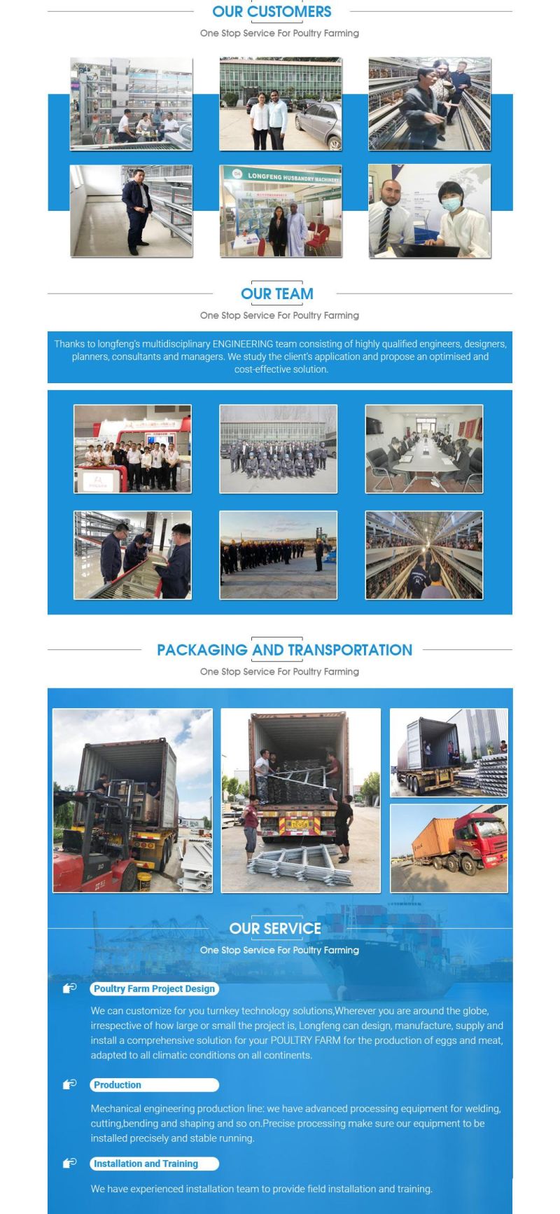 China Local After-Sale Service in Asia Longfeng Farms Poultry Equipment