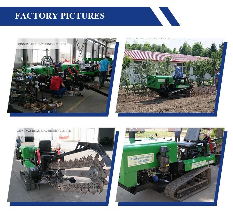 China Manufacturer CE Certificated Tractor Mounted Ditcher Trencher Machine