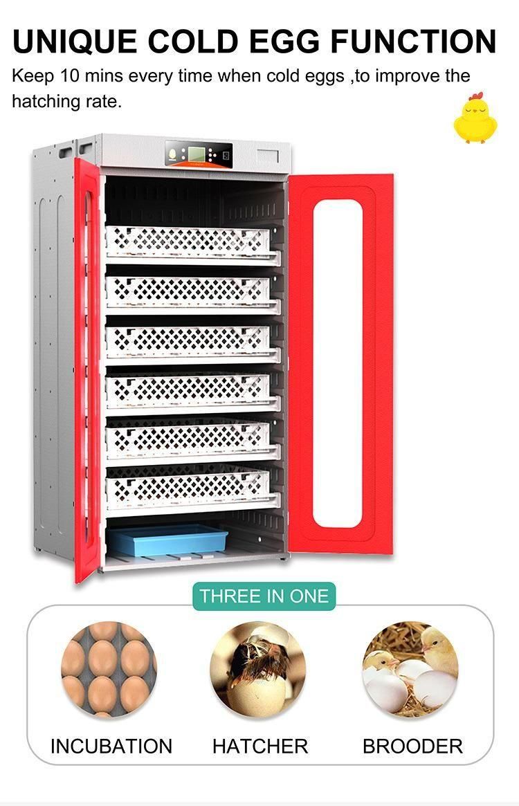 Hottest 2000 PCS Eggs Automatic Egg Incubator for Hot Sale Ew2000