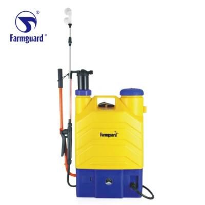 2019 New PE 16liter Rechargeable Electric Hand Knapsack Power Battery Sprayer 2 in 1 GF-16SD-01c