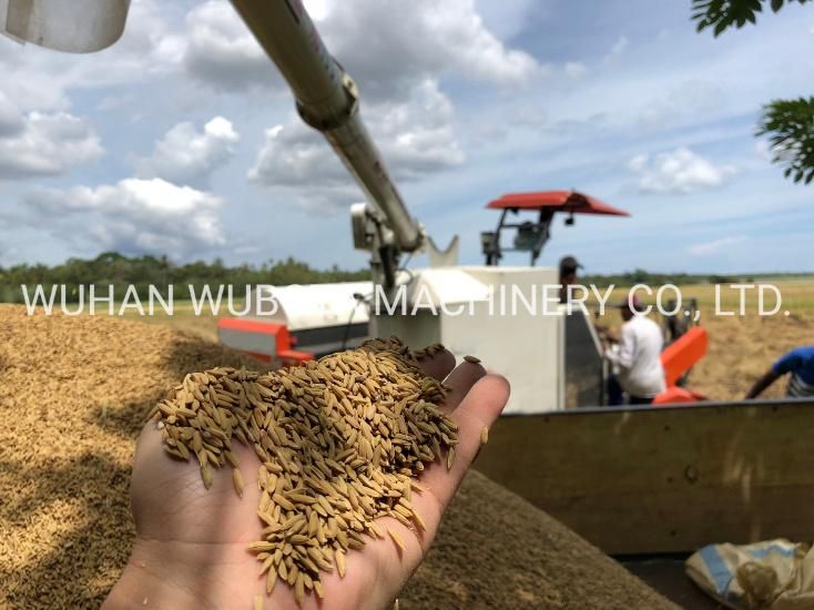 Wubota Machinery Agriculture Farm Use Paddy Rice Combine Harvester