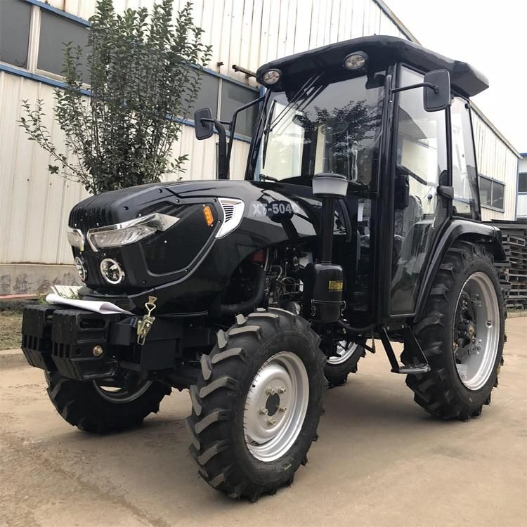 Cheap Price Tractors 50HP 4WD Farm Tractor with Cab Made in China with Loader