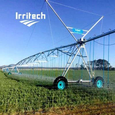 Overhead Sprinkler Irrigation Consisting of Several Segments of Pipe