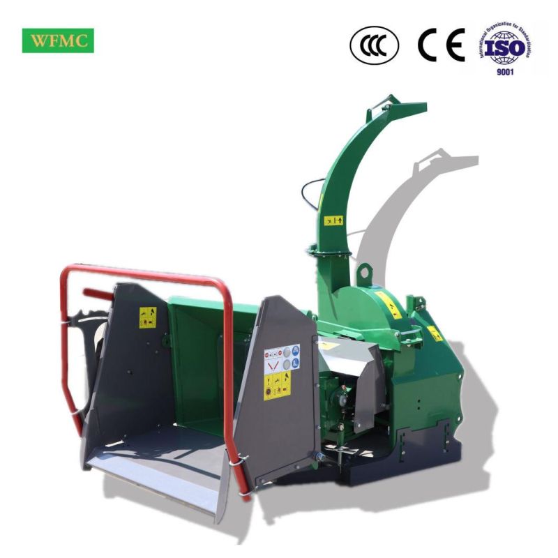 CE Standard Safety Wood Chipping Machine Self-Contained Hydraulic Power System Wood Crusher 5 Inches Bx52r