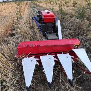 Diesel Rice Mini Harvester Manual Harvesting Machine