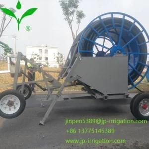 Hose Reel Sprinkler Irrigation System with Water Turbine and Water Gun D