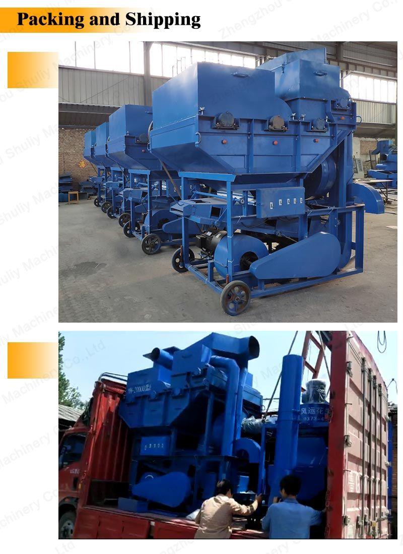 High Shelling Rate and Low Breakage Rate Peanut Sheller with Cleaning Machine