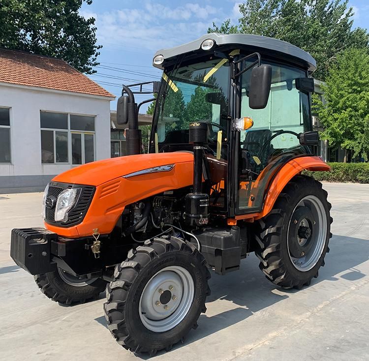 Orange Body 4*4 Farm Wheel Tractor 30HP Small Tractor with Luxury Cabin to Best-Selling Worldwide