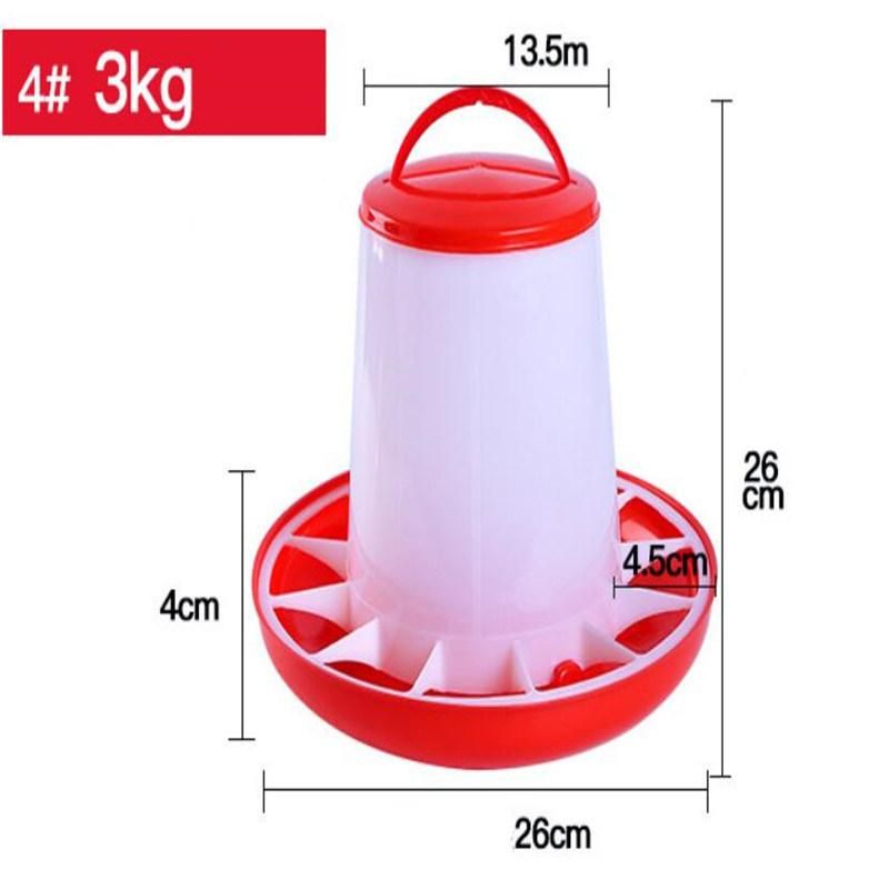 Bird Pigeon Goose Duck Bird Chicken 2-10 Kg Plastic Automatic Poultry Drinker Feeder (NT01)