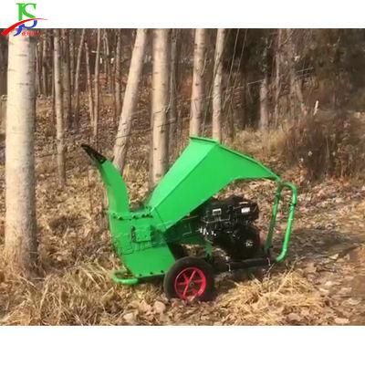 Small Garden Branch Shredder Mobile Branch Breaker Road Pruning Machine