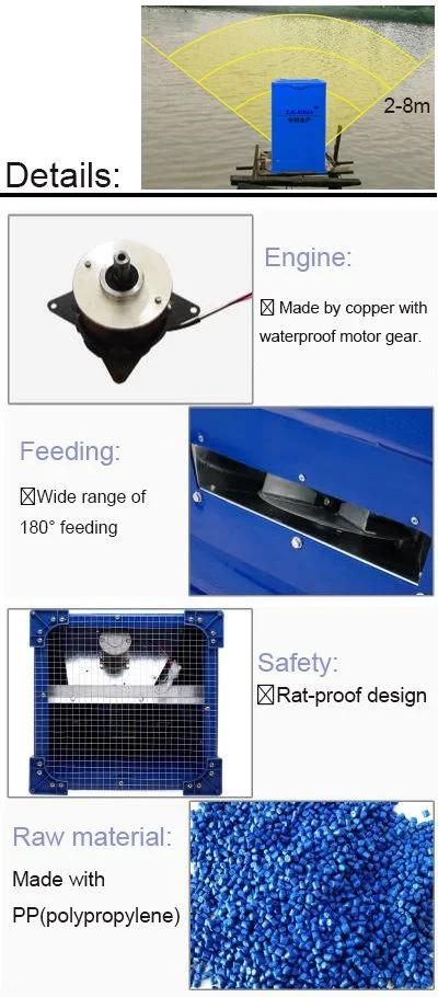 Automatic Fish Feeder Fish Farm Feeding Machine Aquaculture Auto Feeder