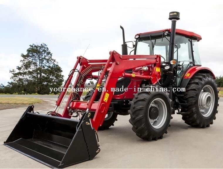 Tz12D Australia Hot Sale Quick Hitch Type 90-140HP Wheel Tractor Front End Loader