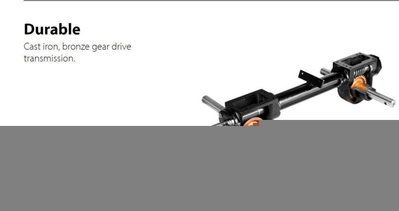 6.5HP 4 Stoke Gasoline Agricultural Farm Machine Petrol Rotary Tiller with Durable Cast Iron, Bronze Gear Drive Transmission (GT40)