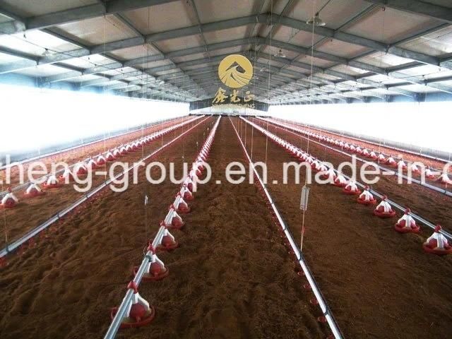 Hot Sale Chicken Pan Feeding System Broiler Flooring Ground Feeding Poultry Farm Equipment