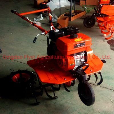 Cheap Gasoline Tiller Mini Power Tiller Rotary Tiller Small Walking Tractor for Sale