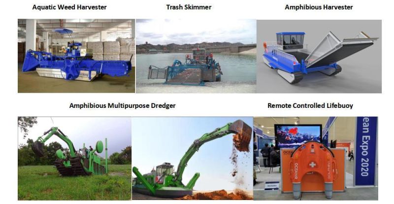 Narrow Waters Neweset/High Efficicy/New Design/China Factory/Good Quality/Aquatic Weed Harvester