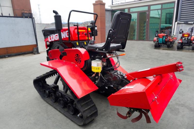 Shandong Lugong Back Force Cultivator Honghan Double Head Rotary Cultivator