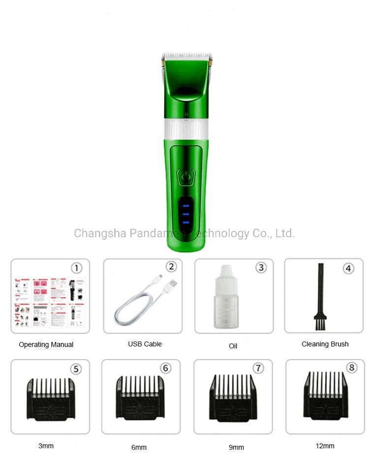 Pet Cat Dog Cutter Hair Trimmer Dog Grooming Kit Rechargeable Electrical Animal Pet Clipper Shaver Pet Cat Dog Clean