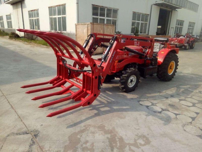 China Agriculture Excavator Machine 30HP 35HP 40HP 45HP 50HP 60HP 4WD and Big Farm Tractor Front End Loader with 4 in 1 Bucket