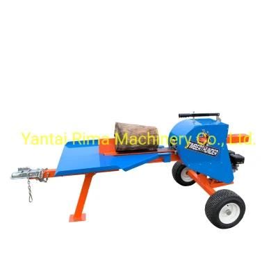 Cheap 40ton Gasoline Powered Engine Wood Log Splitter with Lifting CE Certificate for Sale