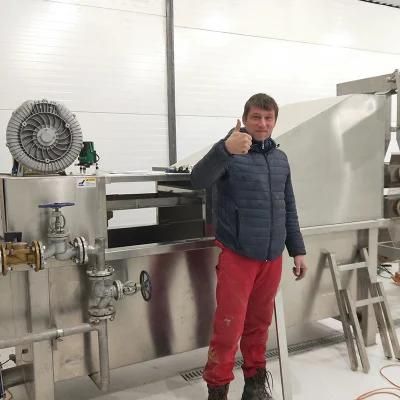 Drum Type Water Separator, Water Separation Machinery for Chicken Body