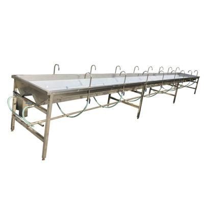 2016 Poultry Processing Manufacturing Poultry Slaughter Evisceration Table